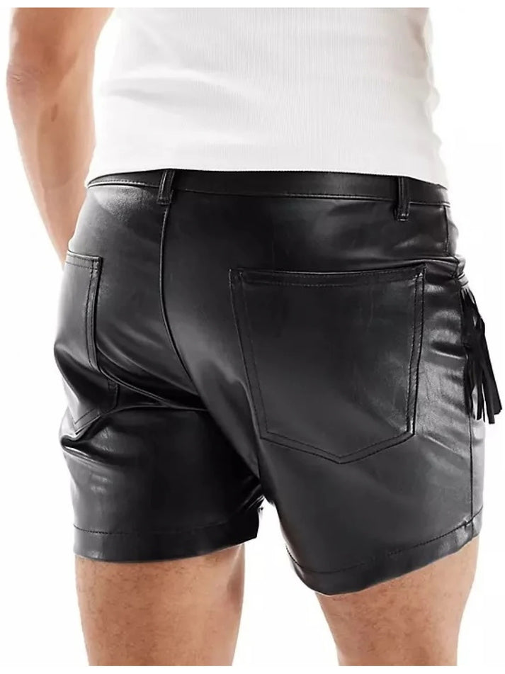 Men’s Festival Leather Shorts
