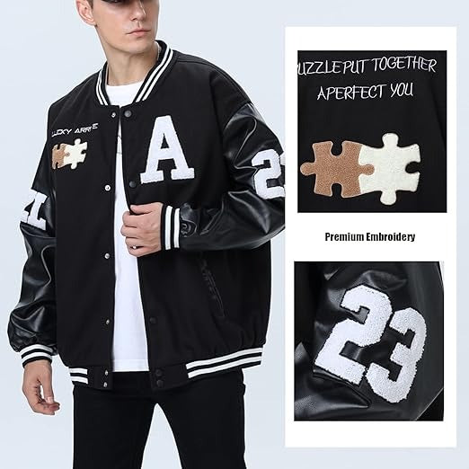 Streetwear Letterman Jacket