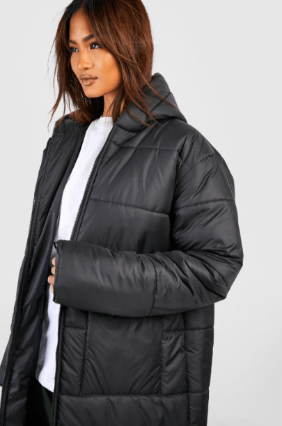 Padded Trench Coat For Women