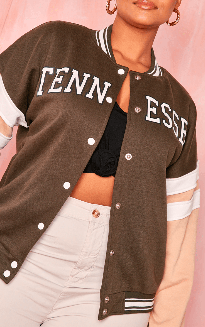 Women's Two-Tone Leather Jacket