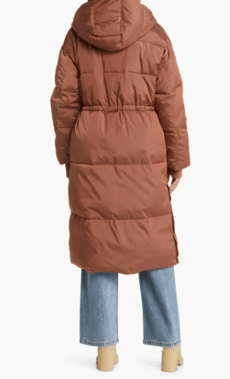 Women’s Long Puffer With Hood
