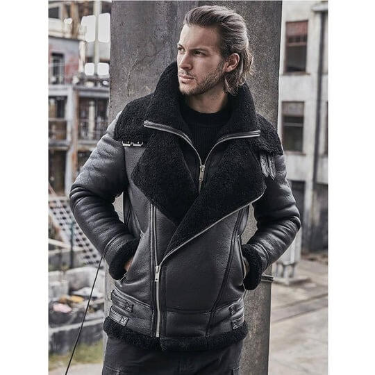 B3 Shearling Bomber Jacket
