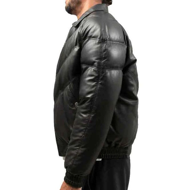 Soft Leather Winter Jacket