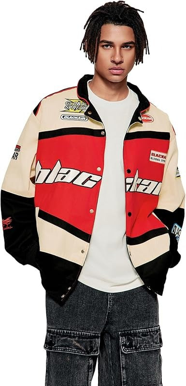 Oversized Varsity Jacket for Men