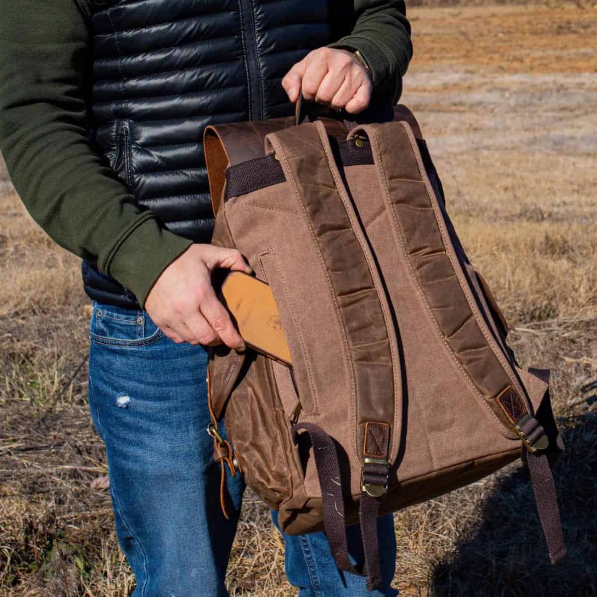 ArtisanCraft Handcrafted Leather Backpack – Vintage Style