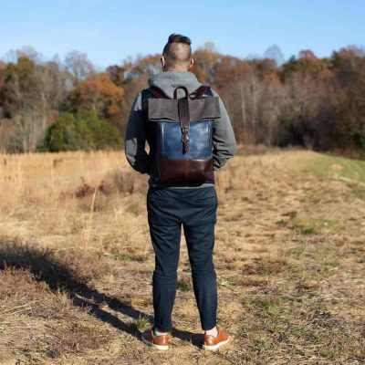 Canvas Lux Unisex Leather Backpack – Stylish & Versatile Gear