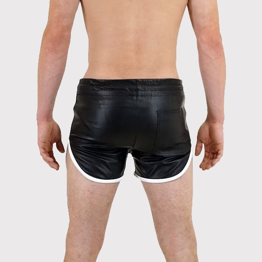 Men’s Genuine Leather Gym & Beach Shorts