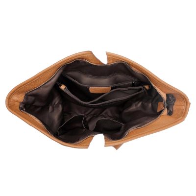 Alisa Slouchy Leather Shoulder Bag