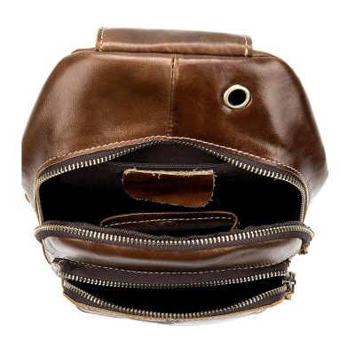 Arden Explorer Leather Chest Bag – Vintage Crossbody Sling