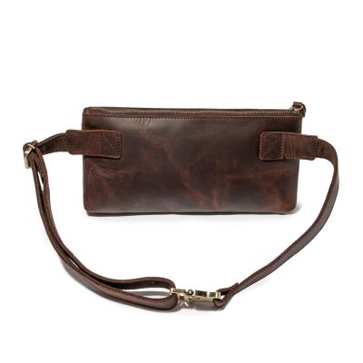 Wanderlust Vintage Leather Waist Bag – Timeless Style for Travelers