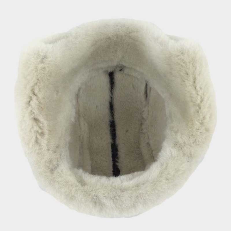 B3 Aviator Shearling Hat Dark Brown Sheepskin Trapper Cap