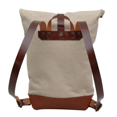 LuxCarry College Chic Leather Backpack