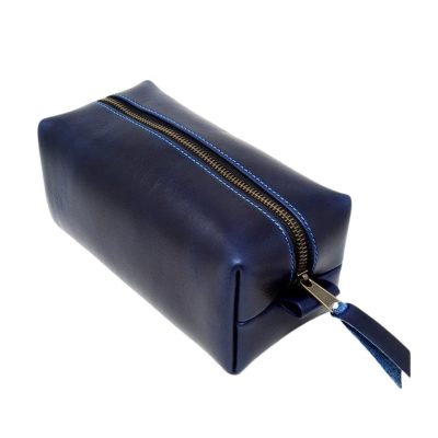 AzureTide Leather Dopp Kit