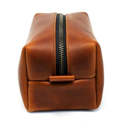 Parker Clay Axum Heritage Leather Dopp Kit