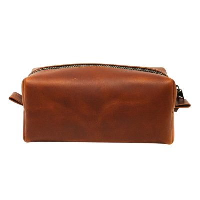 Parker Clay Axum Heritage Leather Dopp Kit
