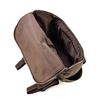 HeritageQuest Classic Brown Backpack