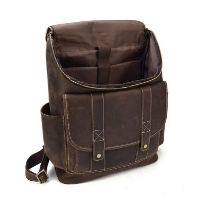 HeritageQuest Classic Brown Backpack