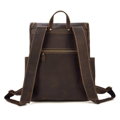 HeritageQuest Classic Brown Backpack