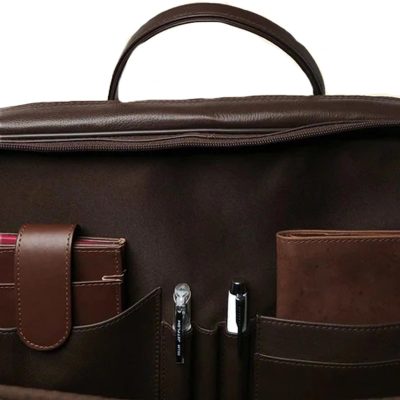 TravelTech Double Pocket Laptop Bag – Smart, Sleek & Travel-Ready