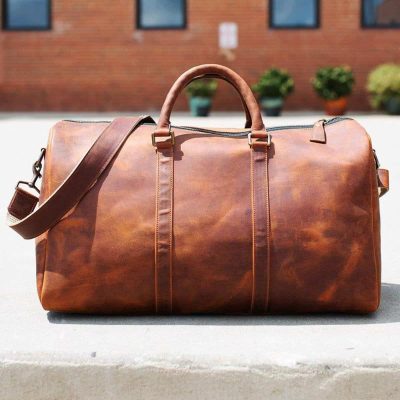 Atlas Leather Expedition Duffle Bag