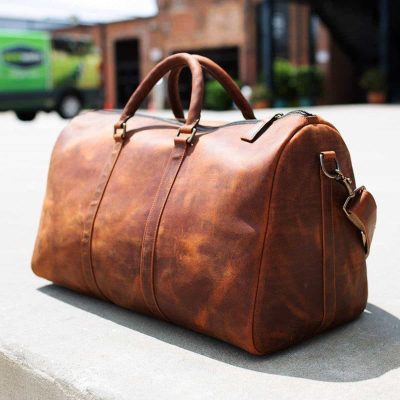 Atlas Leather Expedition Duffle Bag