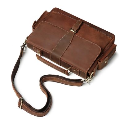 Heritage Dustin Vintage Leather Satchel – Classic Design, Timeless Function