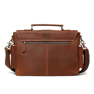 Heritage Dustin Vintage Leather Satchel – Classic Design, Timeless Function