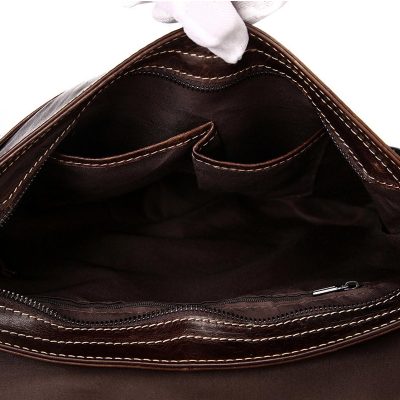 Faris Leather Messenger Bag – Sleek, Functional & Built to Last