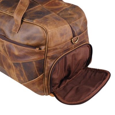 Nomad Craft Joey Leather Duffel – Rustic Style, Modern Travel