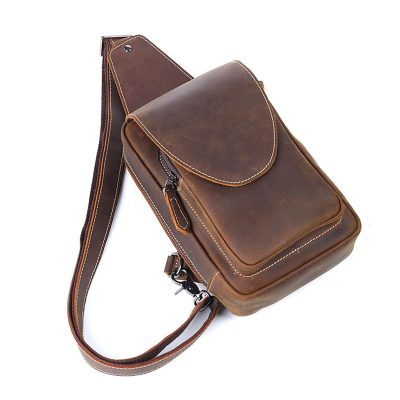 Kennedy Classic Leather Shoulder Bag – Timeless Everyday Carry