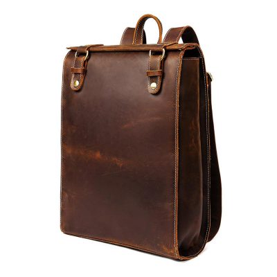 Leonardo Voyageur Brown Backpack – Sophisticated Travel Gear