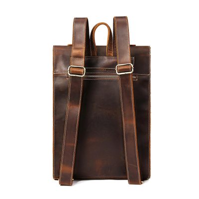 Leonardo Voyageur Brown Backpack – Sophisticated Travel Gear