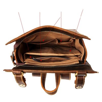 Leonardo Voyageur Brown Backpack – Sophisticated Travel Gear
