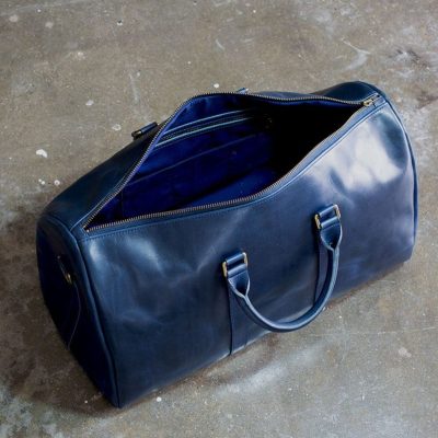 OpulentElegance Leather Duffle Bag