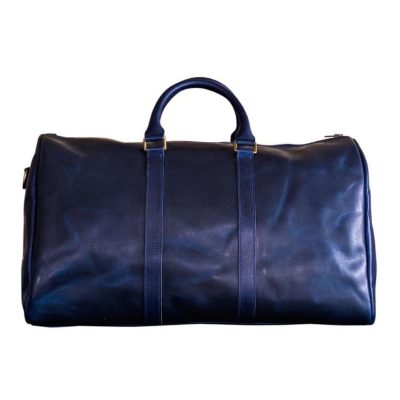 OpulentElegance Leather Duffle Bag