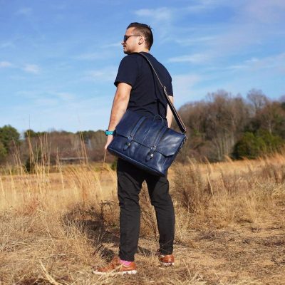 LuxeLeather Elite Messenger Bag – Executive Luxury, Everyday Performance