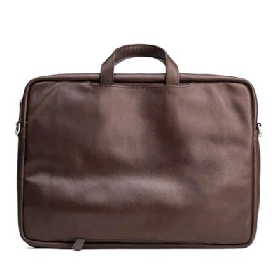 Élan LeatherWorks Natural Milled Laptop Bag – Artisan Business Carry