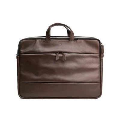 Élan LeatherWorks Natural Milled Laptop Bag – Artisan Business Carry