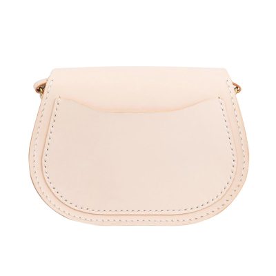 BlushAura Pink Leather Shoulder Bag