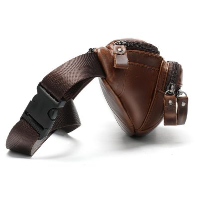 Vintage Voyager Leather Waist Bag – Retro Style for Modern Explorers