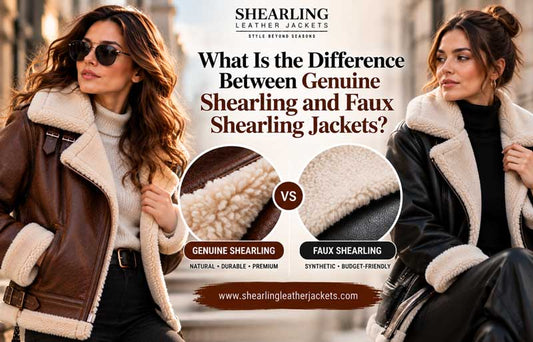 Genuine vs Faux Shearling Jackets