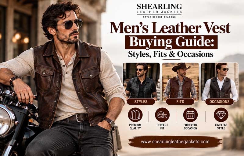Men's Leather Vest Buying Guide: Styles, Fits & Occasions