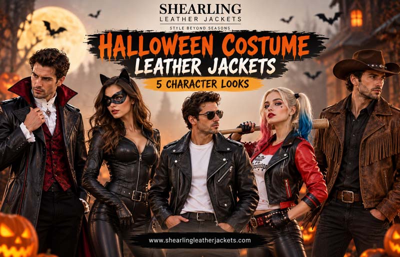 Halloween Costume Leather Jackets: 5 Character Looks