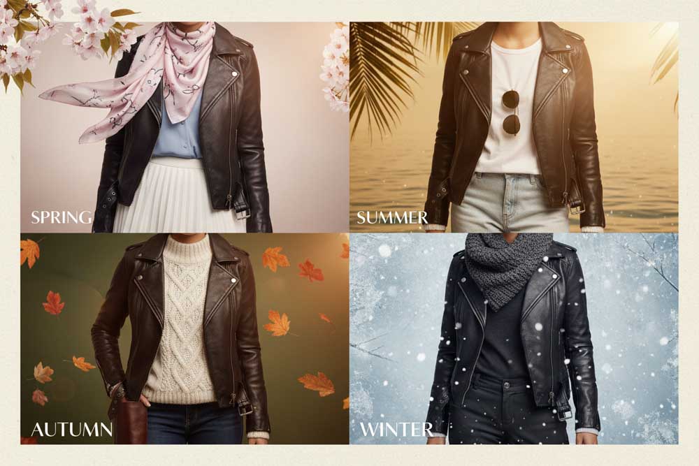 How to Style a Leather Jacket for Different Seasons
