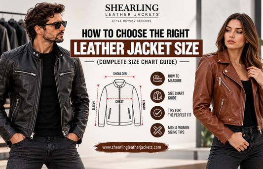 How to Choose the Right Leather Jacket Size (Complete Size Chart Guide)