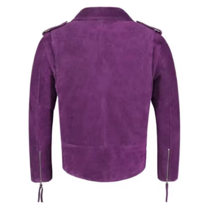 Artisan Craft Men's Lavender Dream Suede Jacket