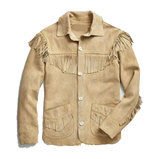 Western Cowboy Leather Jacket for Men's