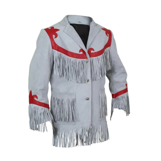 Western Cowboy Leather Jacket for Men's