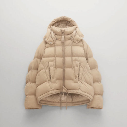 Sand-colored winter jacket