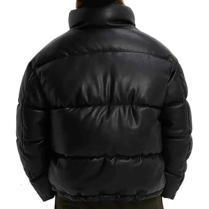 Vegan Leather Winter Jacket